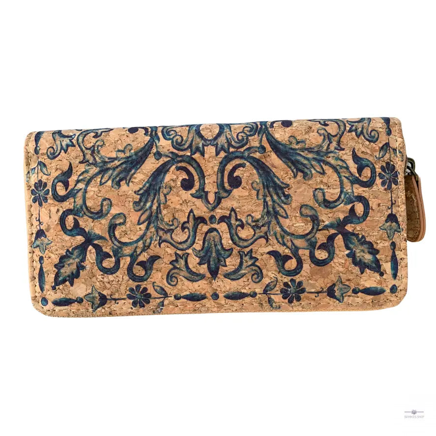 green-goose Kurk Dames Portemonnee | Delfts Blauw green-goose