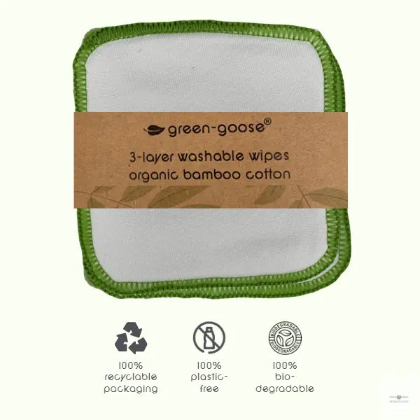 green-goose Herbruikbare Wattenschijfjes | 15 Stuks | In Geschenkverpakking | Mix green-goose