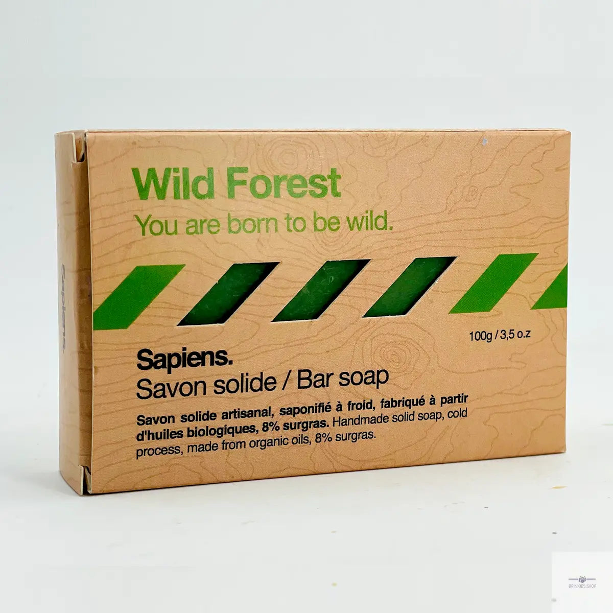 Vaste zeep voor mannen 100g - Wild Forest Sapiens