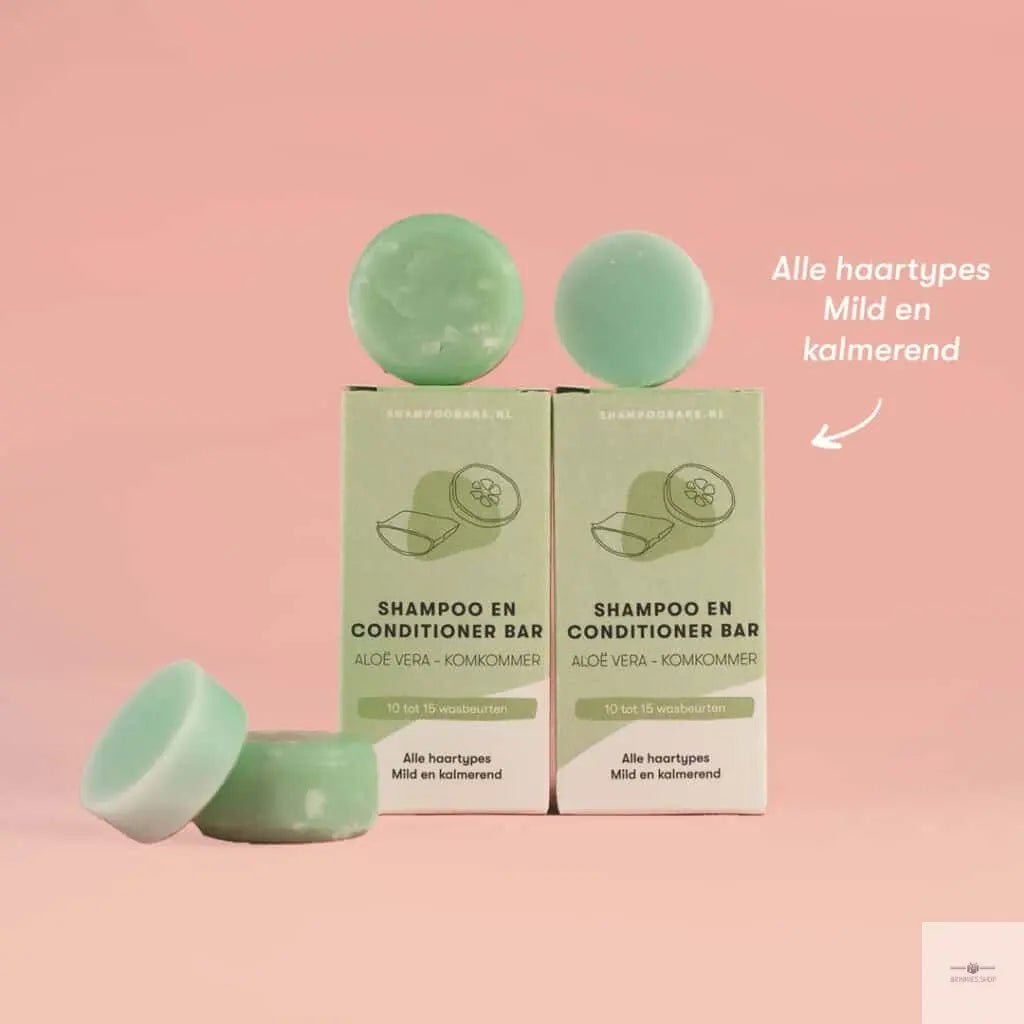 SB Mini Aloë Vera – Komkommer Shampoo & Conditioner Bar - Brinkies.shop