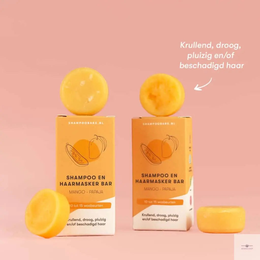 SB Mini Mango - Papaja Shampoo & Haarmasker Bar - Brinkies.shop