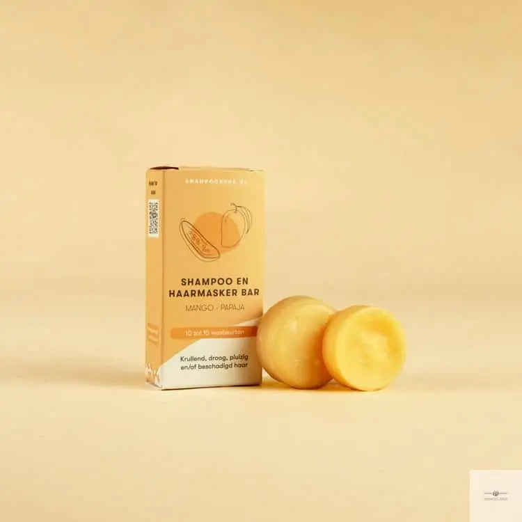 SB Mini Mango - Papaja Shampoo & Haarmasker Bar - Brinkies.shop