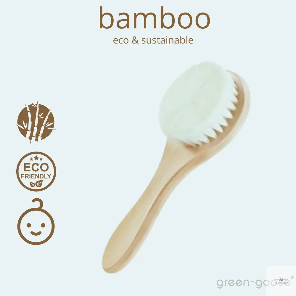 green-goose Baby Bamboe Haarverzorgingspakket in Toilettas green-goose