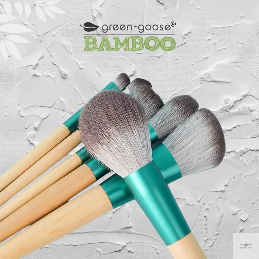 green-goose Make Up Borstel Set met Zak | 10 Stuks green-goose