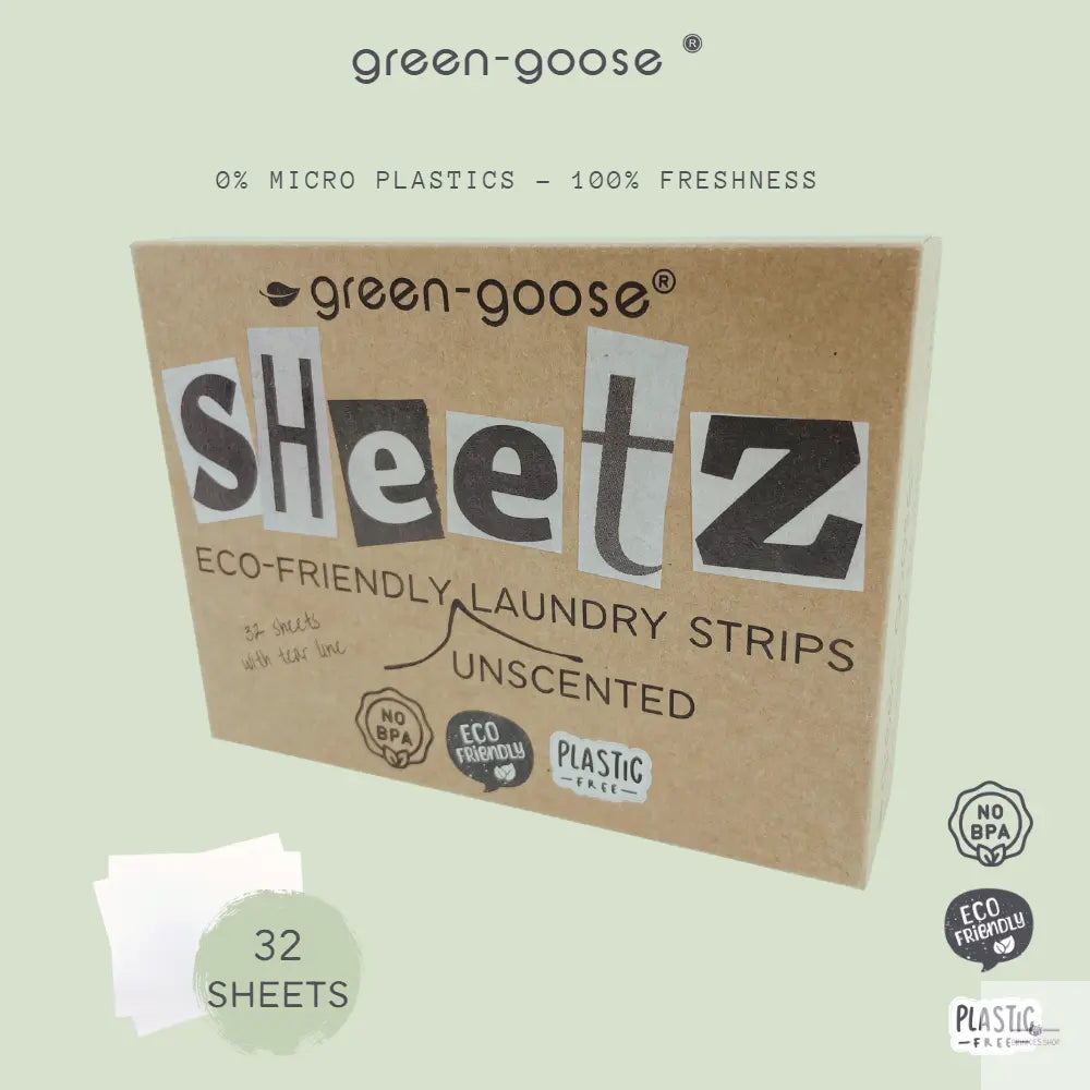 green-goose Wasstrips | 32 Strips | Ongeparfumeerd