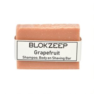 BZ Natuurlijke scheerzeep, shampoo & body bar in 1 – Grapefruit (100gr) - Brinkies.shop