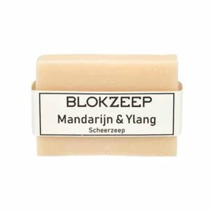 BZ Natuurlijke scheerzeep – Mandarijn & Ylang (100gr) - Brinkies.shop