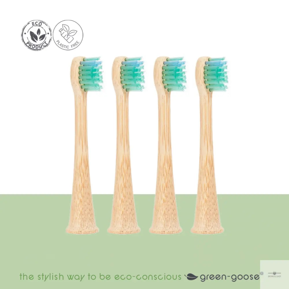 green-goose Philips Sonicare Opzetborstels Kids | 4 Stuks | Groen green-goose