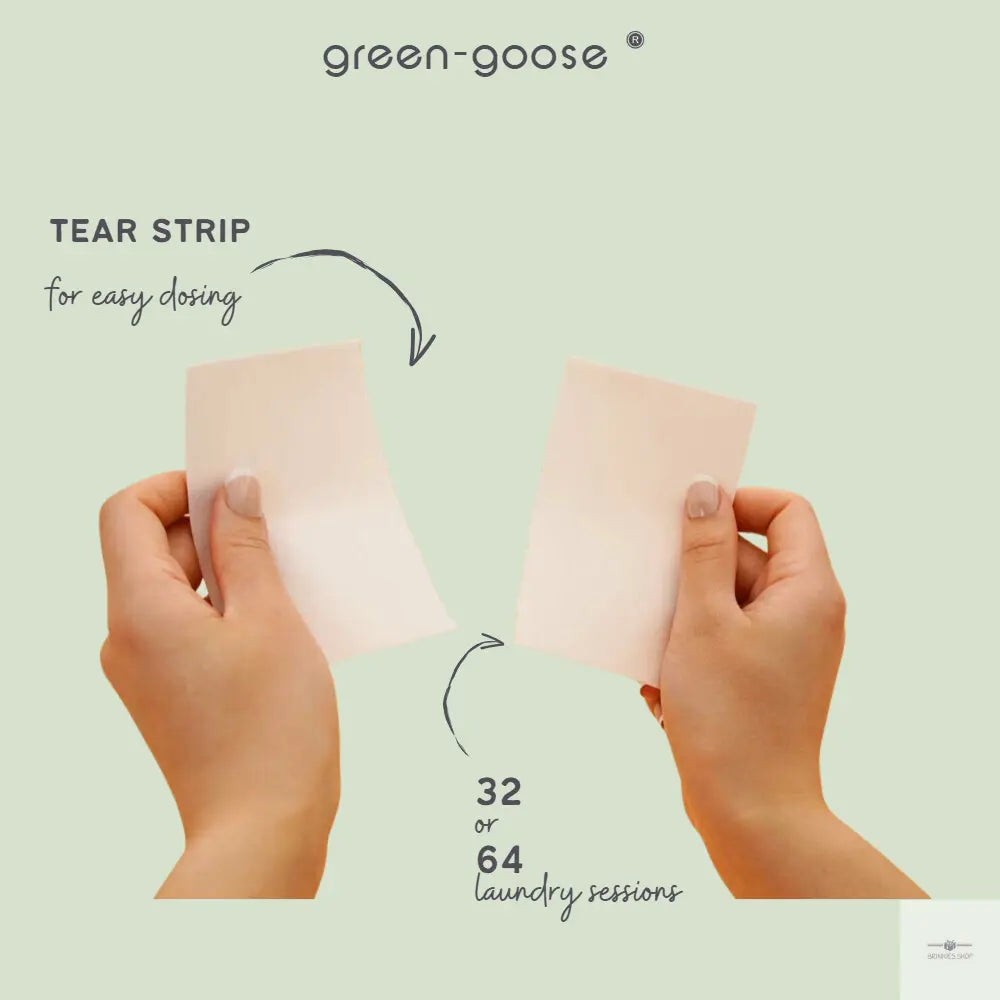 green-goose Wasstrips | 32 Strips | Ongeparfumeerd