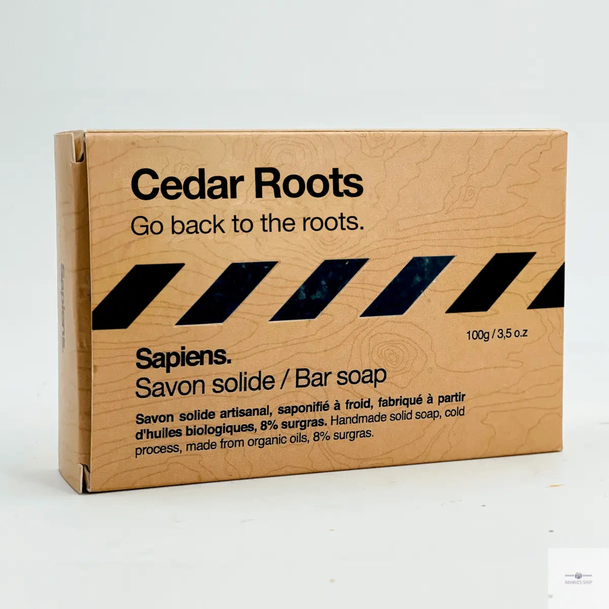 Vaste zeep voor mannen 100g - Cedar Roots Sapiens